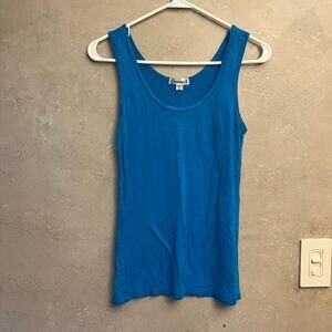 Chances R Super Soft Light Blue Sleeveless Tank Size Large